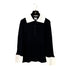 CHANEL COCOMARK BUTTON BICOLOR KNIT TOPS BLACK WHITE COTTON 48 07P RTW 90285955