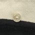 CHANEL COCOMARK BUTTON BICOLOR KNIT TOPS BLACK WHITE COTTON 48 07P RTW 90285955