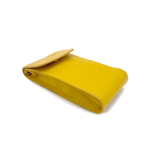 CHANEL VINTAGE BIG COCO CHAIN SHOULDER BAG YELLOW CAVIAR SKIN 90286009 - PURPOSE
