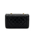 CHANEL VINTAGE DIANA SMALL CHAIN SHOULDER BAG BLACK LAMB SKIN 90286010 - PURPOSE