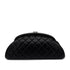 CHANEL VINTAGE MATELASSE CLUTCH BAG BLACK LAMB SKIN 90286011 - PURPOSE