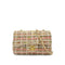 CHANEL MINI MATELASSE CHAIN SHOULDER BAG NATURAL HEMP LAFFIA LEATHER 90286015 - PURPOSE