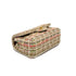 CHANEL MINI MATELASSE CHAIN SHOULDER BAG NATURAL HEMP LAFFIA LEATHER 90286015 - PURPOSE