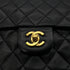CHANEL VINTAGE CLASSIC FLAP MEDIUM CHAIN SHOULDER BAG BLACK LAMB SKIN 90286016 - PURPOSE