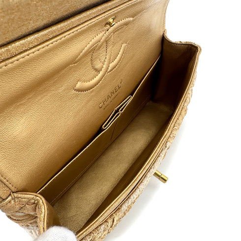 CHANEL MATELASSE CHAIN SHOULDER BAG GOLD JACQUARD 90286017 - PURPOSE