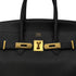 HERMES BIRKIN 35 BLACK TAURILLON CLEMENCE HAND BAG ▢G GHW 90286018 - PURPOSE
