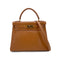 HERMES KELLY 28 RETOURNE GOLD COUCHEVEL HAND SHOULDER BAG □B GHW 90286020 - PURPOSE