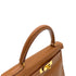 HERMES KELLY 28 RETOURNE GOLD COUCHEVEL HAND SHOULDER BAG □B GHW 90286020 - PURPOSE