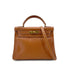 HERMES KELLY 28 RETOURNE GOLD COUCHEVEL HAND SHOULDER BAG 〇U GHW 90286025 - PURPOSE