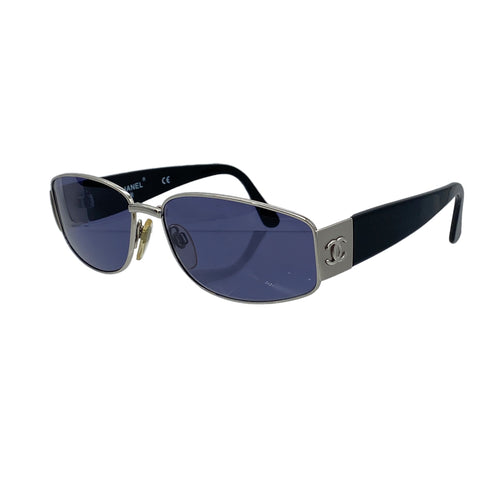 CHANEL VINTAGE SUNGLASSES COCOMARK BLACK EYEWEAR 90286155 - PURPOSE
