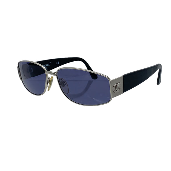 CHANEL VINTAGE SUNGLASSES COCOMARK BLACK EYEWEAR 90286155 - PURPOSE