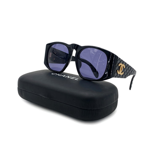 CHANEL VINTAGE SUNGLASSES COCOMARK BLACK EYEWEAR 90286156 - PURPOSE