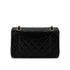 CHANEL VINTAGE CLASSIC FLAP SMALL CHAIN SHOULDER BAG BLACK LAMB SKIN 90286176 - PURPOSE