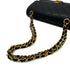 CHANEL VINTAGE CLASSIC FLAP SMALL CHAIN SHOULDER BAG BLACK LAMB SKIN 90286176 - PURPOSE