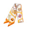 HERMES TWILLY FUNNY ICE CREAM SCARF MULTICOLOR SILK 90286177 - PURPOSE