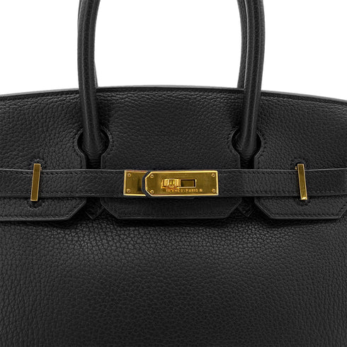 HERMES BIRKIN 30 BLACK TOGO HAND BAG □C GHW 90286179 - PURPOSE