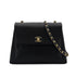 CHANEL VINTAGE TURN LOCK CHAIN TOTE BAG BLACK CAVIAR SKIN 90286183 - PURPOSE