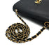 CHANEL VINTAGE TURN LOCK CHAIN TOTE BAG BLACK CAVIAR SKIN 90286183 - PURPOSE