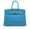 HERMES BIRKIN 35 BLUE JEAN TOGO HAND BAG □H SHW 90286184 - PURPOSE