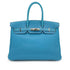 HERMES BIRKIN 35 BLUE JEAN TOGO HAND BAG □H SHW 90286184 - PURPOSE
