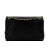 CHANEL VINTAGE MATELASSE CHAIN SHOULDER BAG BLACK LAMB SKIN 90286191 - PURPOSE