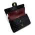 CHANEL VINTAGE MATELASSE CHAIN SHOULDER BAG BLACK LAMB SKIN 90286191 - PURPOSE