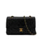 CHANEL VINTAGE CLASSIC FLAP SMALL CHAIN SHOULDER BAG BLACK LAMB SKIN 90286193 - PURPOSE