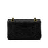 CHANEL VINTAGE CLASSIC FLAP SMALL CHAIN SHOULDER BAG BLACK LAMB SKIN 90286193 - PURPOSE