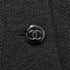 CHANEL VINTAGE COCO BUTTON JACKET BLACK WOOL 44 98A RTW 90286195 - PURPOSE