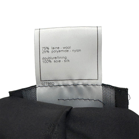CHANEL VINTAGE COCO BUTTON JACKET BLACK WOOL 44 98A RTW 90286195 - PURPOSE