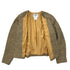 CHANEL VINTAGE TWEED JACKET GOLD GRAY WOOL 44 00A RTW 90286196 - PURPOSE