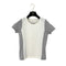 CHANEL SPORTS LINE LONG T-SHIRT WHITE GRAY COCOMARK POLYAMIDE 40 01P RTW 90286202