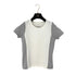 CHANEL SPORTS LINE LONG T-SHIRT WHITE GRAY COCOMARK POLYAMIDE 40 01P RTW 90286202