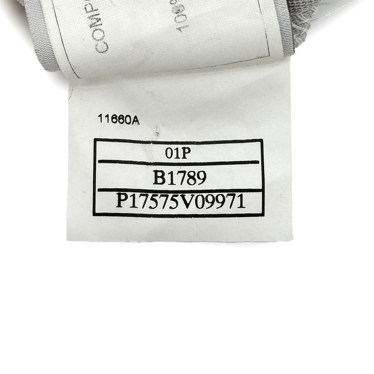 CHANEL SPORTS LINE LONG T-SHIRT WHITE GRAY COCOMARK POLYAMIDE 40 01P RTW 90286202