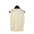 CHANEL SLEEVELESS TOPS WHITE CASHMERE 40 01A RTW 90286203