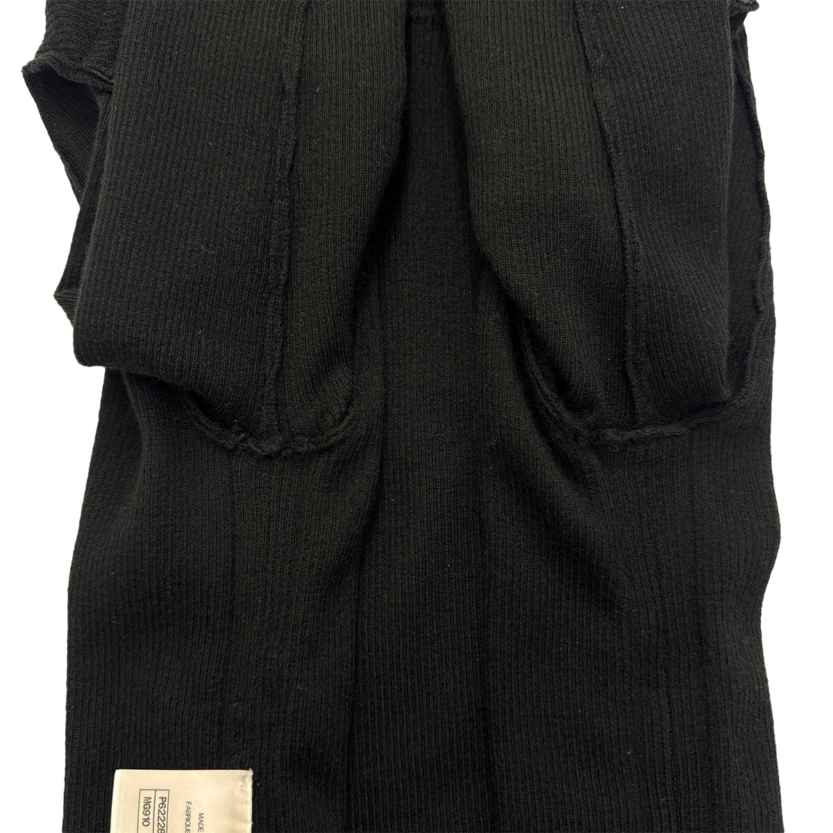 CHANEL COCO MARK LONG SLEEVE T-SHIRT BLACK CASHMERE 34 P62 RTW 90286205