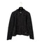 CHANEL TWEED JACKET BLACK ALPACA 42 03A RTW 90286207
