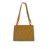 CHANEL VINTAGE MATELASSE TORTOISESHELL CHAIN SHOULDER BAG BEIGE LAMB SKIN 90286567 - PURPOSE