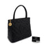 CHANEL VINTAGE MEDALLION TOTE BAG BLACK CAVIAR SKIN 90286569 - PURPOSE