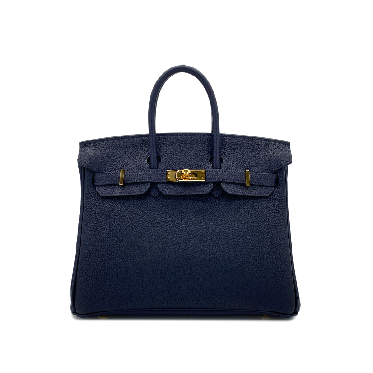 HERMES BIRKIN 25 BLEU NUIT TOGO HAND BAG Y GHW 90286570
