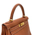 HERMES KELLY 28 RETOURNE COGNAC TAURILLON CLEMENCE HAND SHOULDER BAG □H GHW 90286577 - PURPOSE