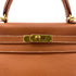 HERMES KELLY 28 RETOURNE COGNAC TAURILLON CLEMENCE HAND SHOULDER BAG □H GHW 90286577 - PURPOSE