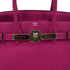 HERMES BIRKIN 30 ROSE PURPLE TOGO HAND BAG C SHW 90286579 - PURPOSE