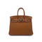HERMES BIRKIN 25 GOLD TOGO HAND BAG □P SHW 90286580 - PURPOSE