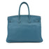 HERMES BIRKIN 35 BLUE JEAN TAURILLON CLEMENCE HAND BAG ▢L SHW 90286585