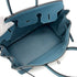 HERMES BIRKIN 35 BLUE JEAN TAURILLON CLEMENCE HAND BAG ▢L SHW 90286585