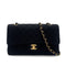 CHANEL VINTAGE MATELASSE CHAIN SHOULDER BAG BLACK CANVAS 90286586 - PURPOSE