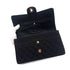 CHANEL VINTAGE MATELASSE CHAIN SHOULDER BAG BLACK CANVAS 90286586 - PURPOSE