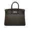 HERMES BIRKIN 35 VERT OLIVE TAURILLON CLEMENCE HAND BAG ▢F SHW 90286598 - PURPOSE