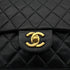CHANEL VINTAGE CLASSIC FLAP MEDIUM CHAIN SHOULDER BAG BLACK LAMB SKIN 90286601 - PURPOSE